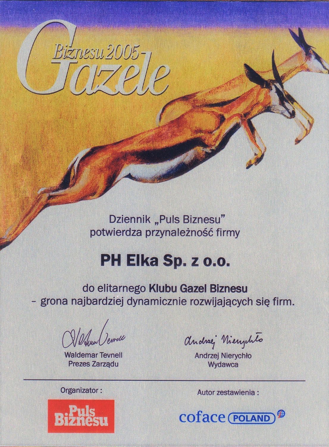 gazele biznesu 2005